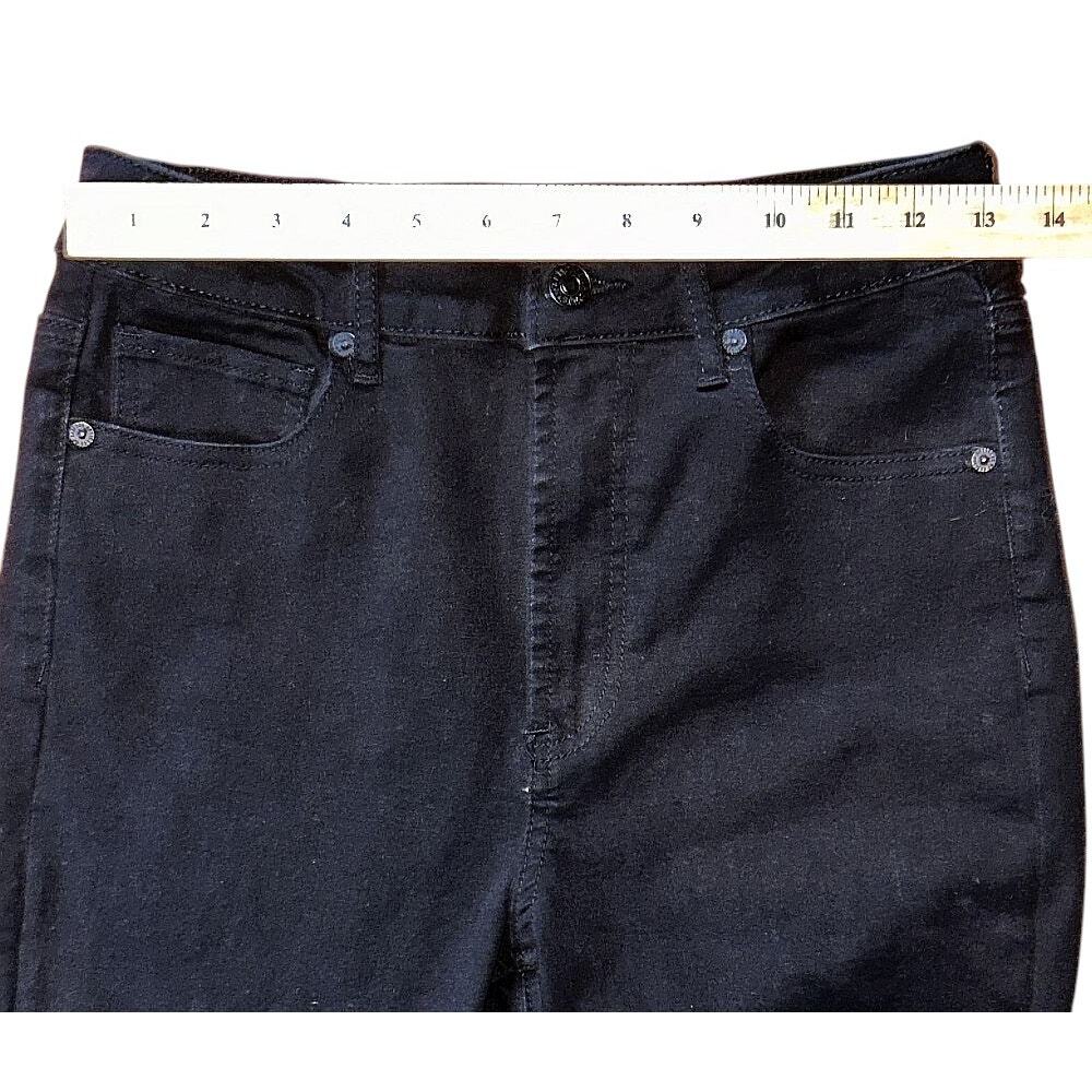 Articles of Society High-Rise Cropped Flared Black Jeans Size 2 26X26 - Picture 2 of 7